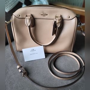 Coach Satchel Light Beige